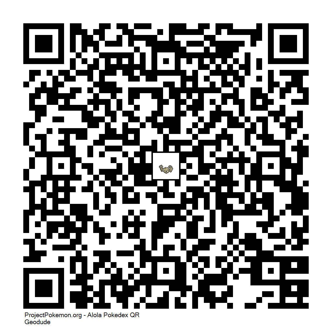 Cdigo QR de Geodude